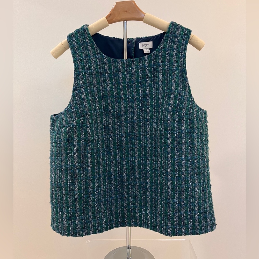 NWT J Crew Textured Tank/Vest M